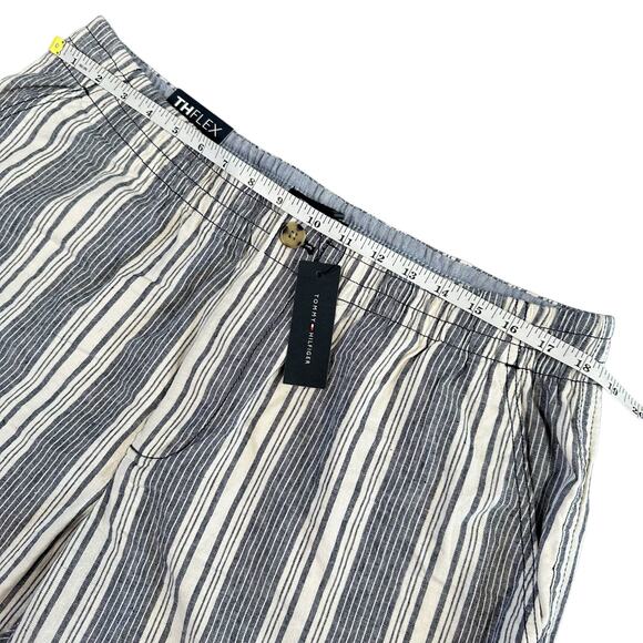 Tommy Hilfiger Men's Bold Stripe 7" Shorts Carbon Grey Blue Stripes Size XL $70 - Picture 4 of 6